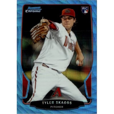2013 Bowman Chrome Draft Blue Wave Refractors #2 Tyler Skaggs