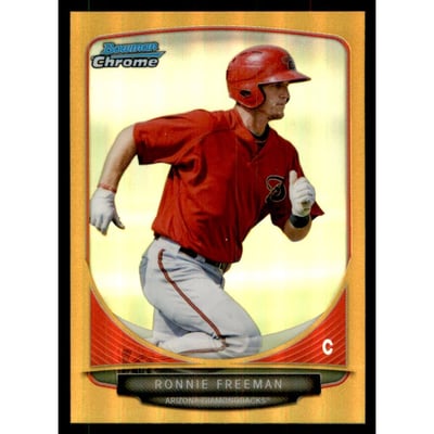 2013 Bowman Chrome Mini Gold Refractors #104 Ronnie Freeman