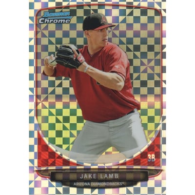 2013 Bowman Chrome Mini X-fractors #264 Jake Lamb