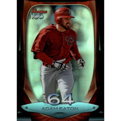 2013 Bowman Top 100 Prospects Die Cut Refractors #BTP64 Adam Eaton