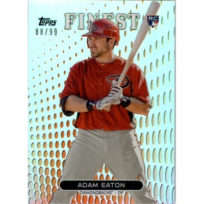 2013 Finest Orange Refractors #94 Adam Eaton