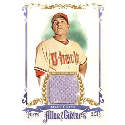 2013 Topps Allen and Ginter Relics #MM Miguel Montero