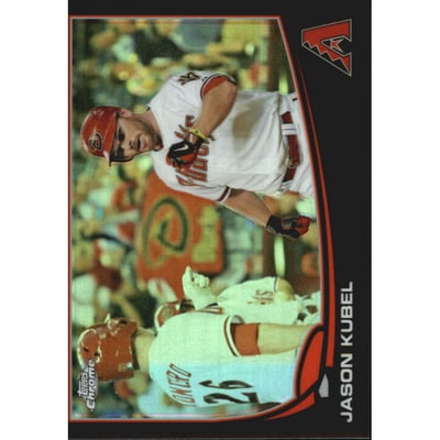 2013 Topps Chrome Black Refractors #129 Jason Kubel