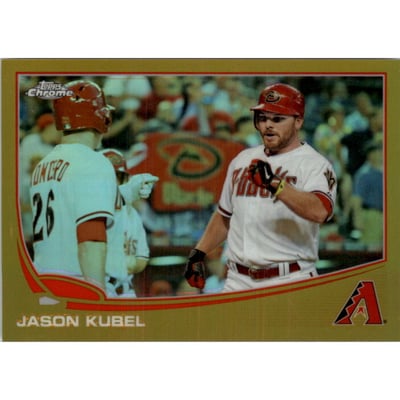 2013 Topps Chrome Gold Refractors #129 Jason Kubel