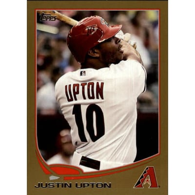 2013 Topps Mini Gold #110 Justin Upton