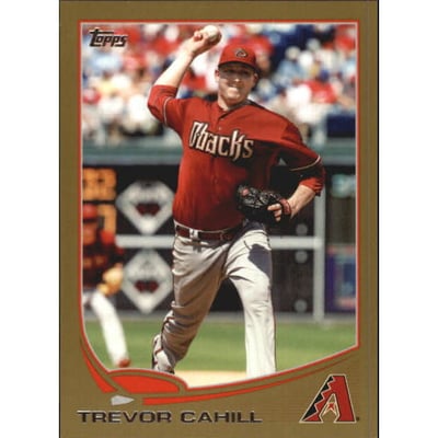 2013 Topps Mini Gold #471 Trevor Cahill