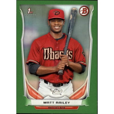 2014 Bowman Draft Green #DP95 Matt Railey