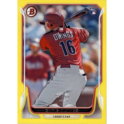 2014 Bowman Yellow #219 Chris Owings