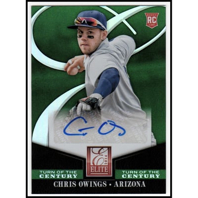 2014 Elite Turn of the Century Autographs #57 Chris Owings