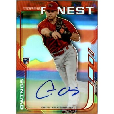 2014 Finest Rookie Autographs Refractors #RACO Chris Owings