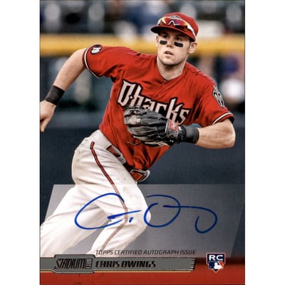 2014 Stadium Club Autographs #SCACO Chris Owings