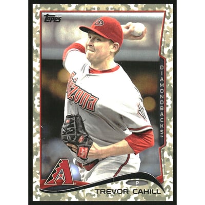 2014 Topps Camo #35 Trevor Cahill