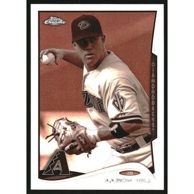 2014 Topps Chrome Sepia Refractors #217 Aaron Hill