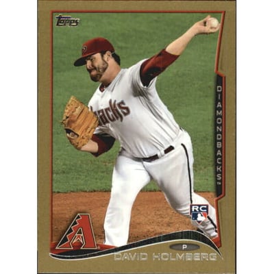 2014 Topps Mini Gold #242 David Holmberg