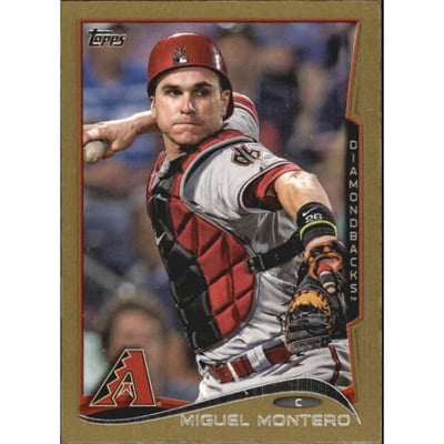 2014 Topps Mini Gold #287 Miguel Montero