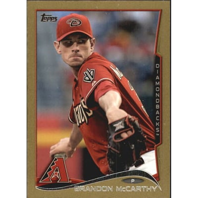 2014 Topps Mini Gold #291 Brandon McCarthy