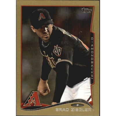 2014 Topps Mini Gold #556 Brad Ziegler