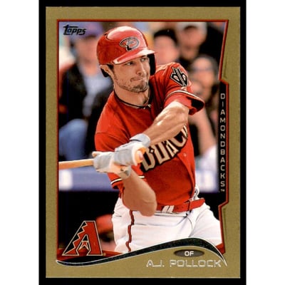 2014 Topps Mini Gold #648 A.J. Pollock