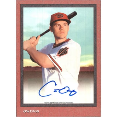 2014 Topps Turkey Red Autographs #TRA10 Chris Owings/599
