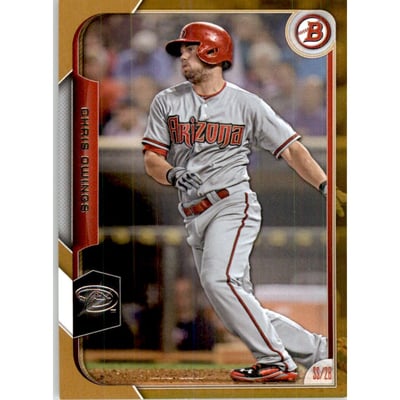 2015 Bowman Gold #51 Chris Owings