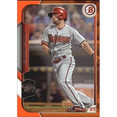 2015 Bowman Orange #51 Chris Owings