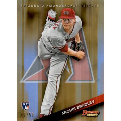 2015 Bowman's Best Gold Refractors #67 Archie Bradley