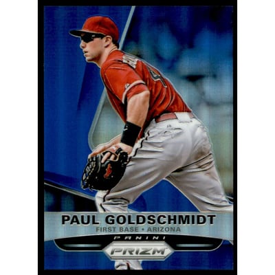 2015 Panini Prizm Prizms Blue #128 Paul Goldschmidt