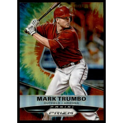 2015 Panini Prizm Prizms Tie Dyed #108 Mark Trumbo