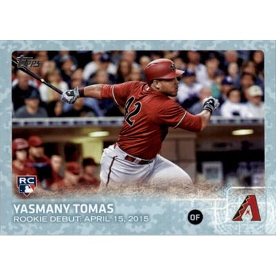 2015 Topps Update Snow Camo #US145 Yasmany Tomas RD