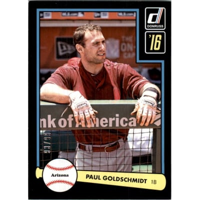 2016 Donruss '82 Black Border #11 Paul Goldschmidt