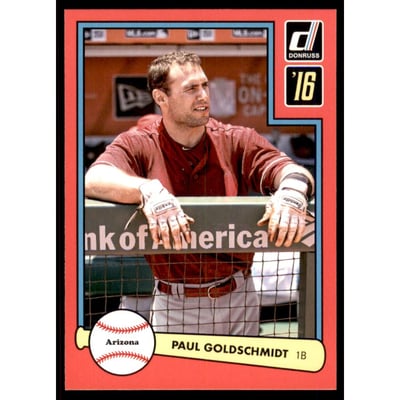 2016 Donruss '82 Pink Border #11 Paul Goldschmidt