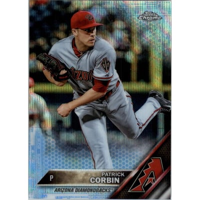 2016 Topps Chrome Blue Wave Refractors #49 Patrick Corbin