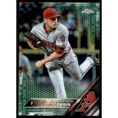 2016 Topps Chrome Green Refractors #49 Patrick Corbin