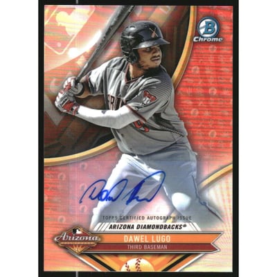2017 Bowman Chrome '16 AFL Fall Stars Autographs #AFLDL Dawel Lugo