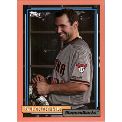 2017 Topps Archives Peach #287 Paul Goldschmidt