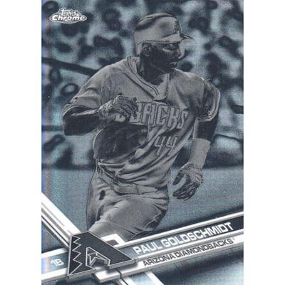 2017 Topps Chrome Negative Refractors #134 Paul Goldschmidt