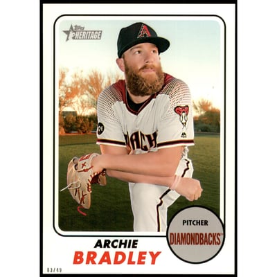 2017 Topps Heritage 5x7 #552 Archie Bradley