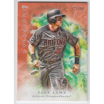 2017 Topps Inception Orange #91 Jake Lamb