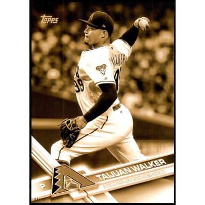 2017 Topps Update 5x7 Clear Gold #US233 Taijuan Walker