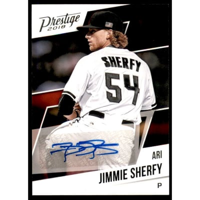 2018 Prestige Autographs #16 Jimmie Sherfy