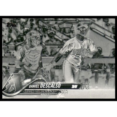 2018 Topps Black and White Negative #479 Daniel Descalso