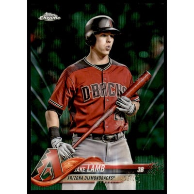 2018 Topps Chrome Green Wave Refractors #106 Jake Lamb
