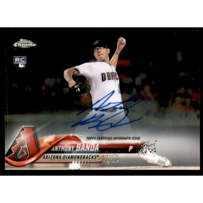 2018 Topps Chrome Rookie Autographs #RAAB Anthony Banda