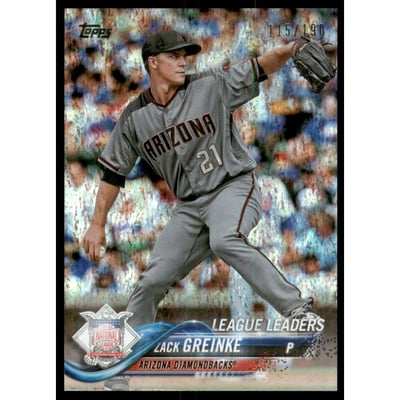 2018 Topps Factory Set Foilboard #146 Zack Greinke LL