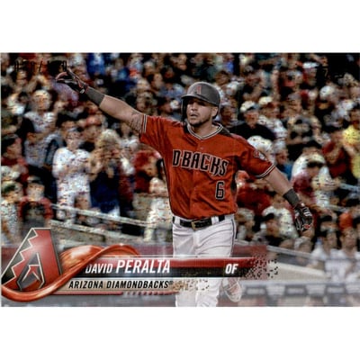 2018 Topps Factory Set Foilboard #319 David Peralta