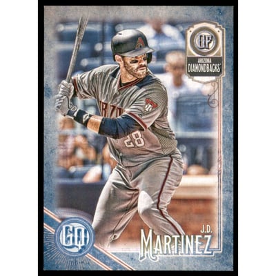 2018 Topps Gypsy Queen Indigo #169 J.D. Martinez