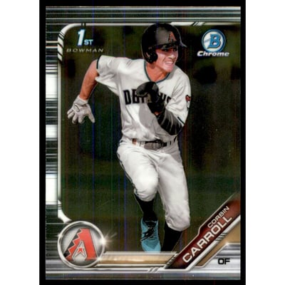 2019 Bowman Chrome Draft #BDC125 Corbin Carroll