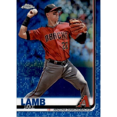 2019 Topps Chrome Blue Refractors #116 Jake Lamb