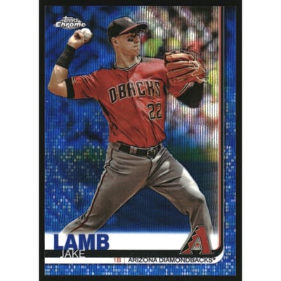 2019 Topps Chrome Blue Wave Refractors #116 Jake Lamb
