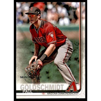 2019 Topps Factory Set 582 Montgomery #297 Paul Goldschmidt